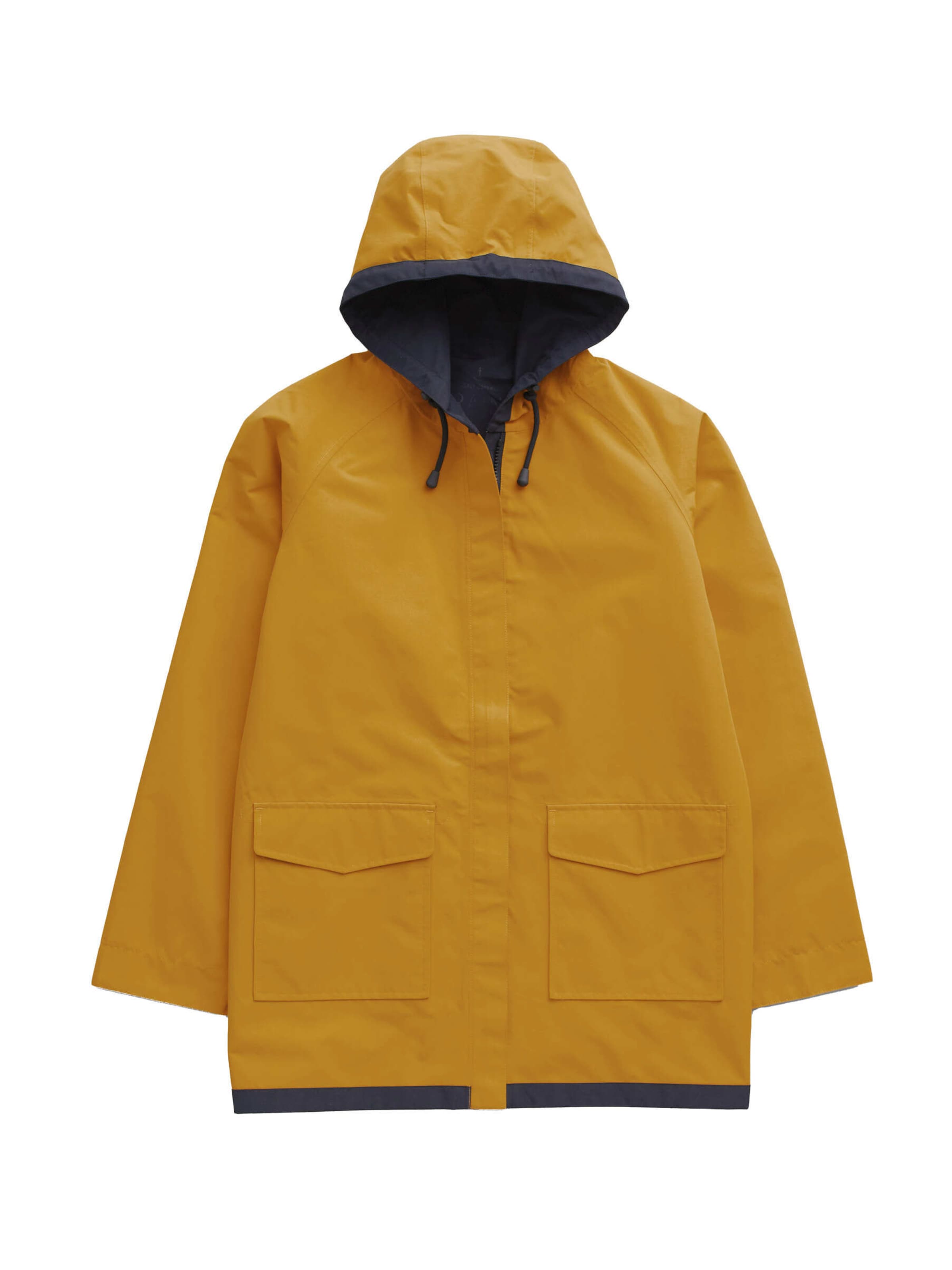 Cappotto di mezza stagione 'The Reversible' di Seasalt Cornwall in giallo: frontale