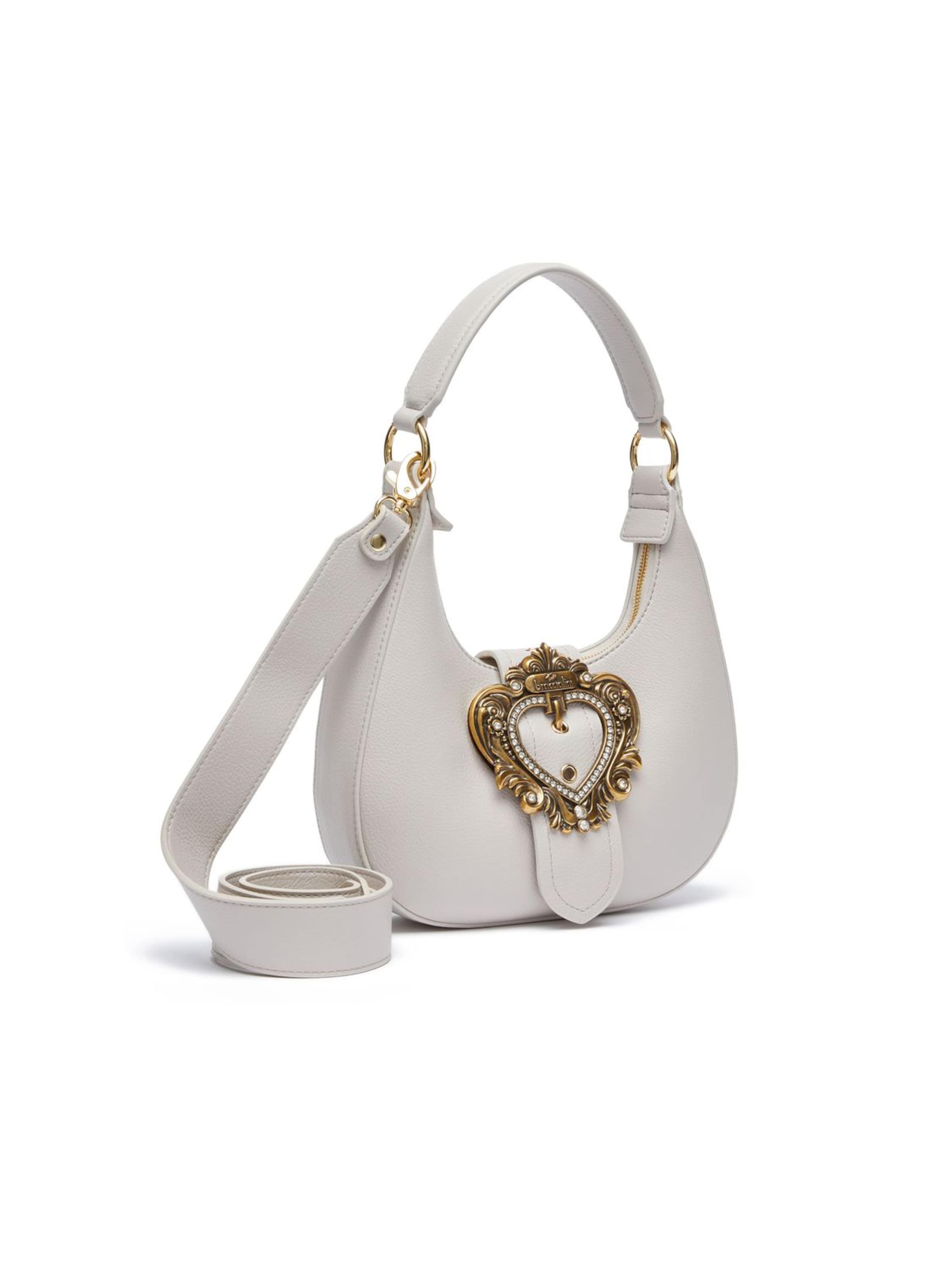 Borsa a spalla 'Baroque' di Braccialini in grigio