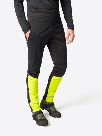 VAUDE Slimfit Outdoorbroek 'Wintry' in Zwart: voorkant