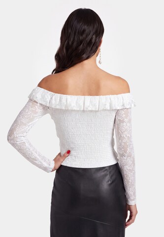 faina - Blusa en blanco