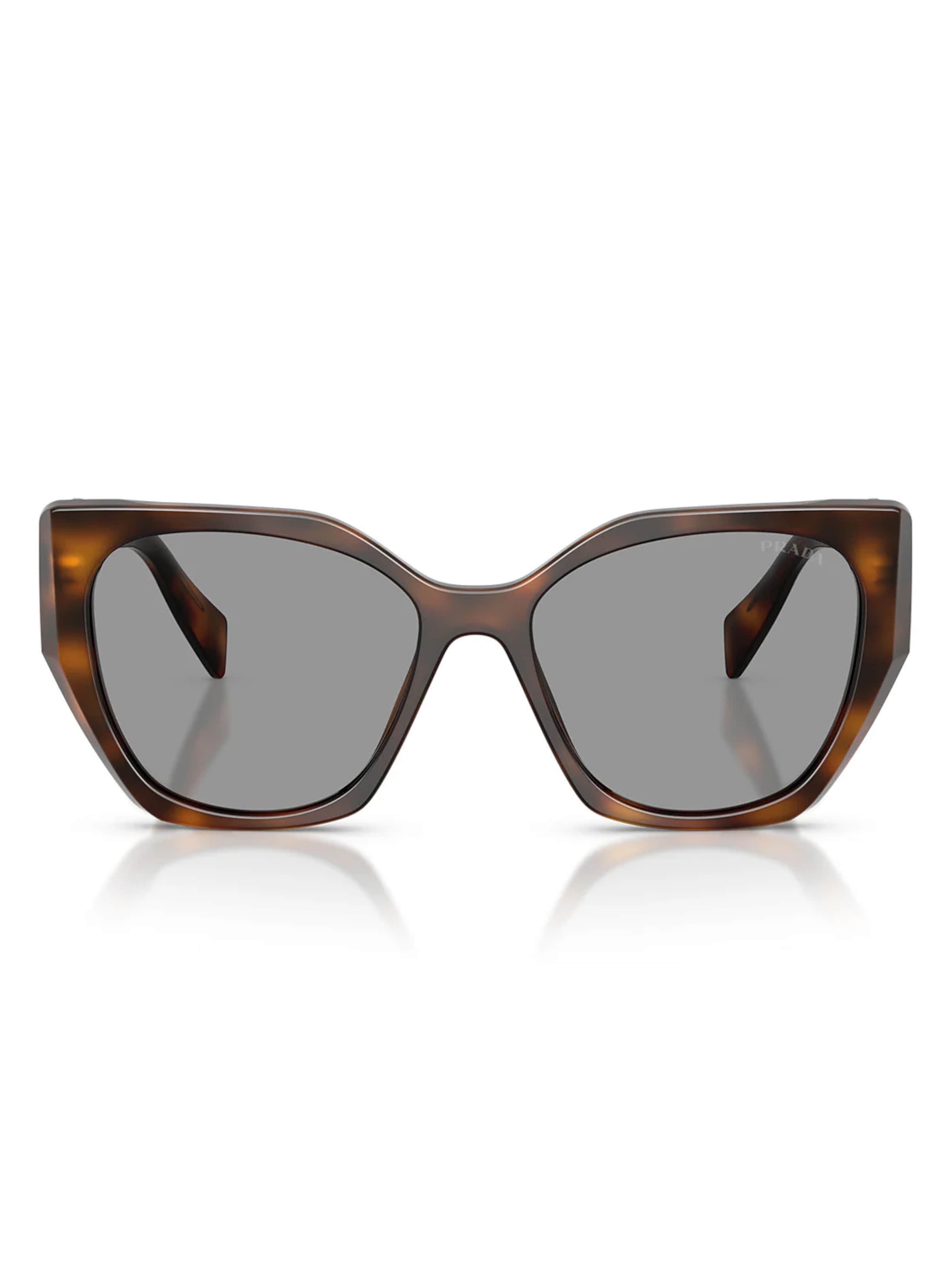 PRADA Zonnebril 'Prada  PR19ZS 20D50Q Juniper' in Bruin