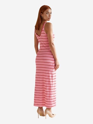 I AM - Vestido 'Abito Cotone Righe 25260' en rosa