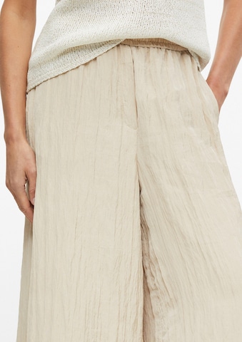 s.Oliver Wide leg Broek in Beige