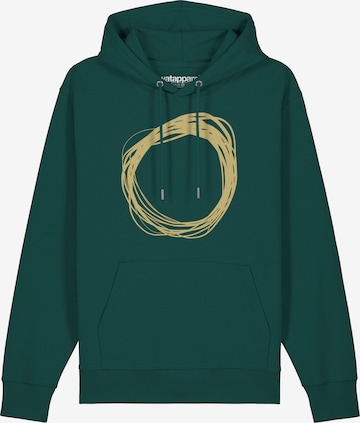 Watapparel Sweatshirt ' Kreis ' in Grün: Vorderseite