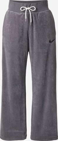 Nike Sportswear Wide Leg Hose in Grau: predná strana