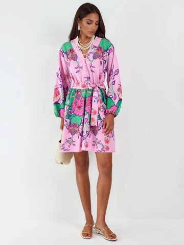 MSN Collection Mini Kleid in Pink