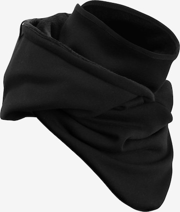 Manufaktur13 Schal 'Hooded Loop' in Schwarz: Vorderseite