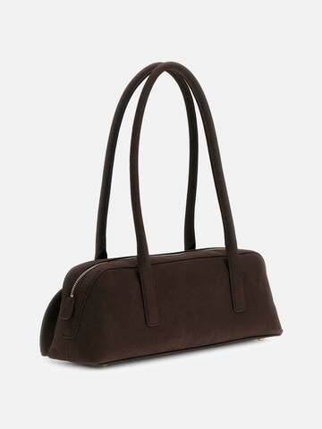 GUESS Schultertasche 'Isobel' in Braun