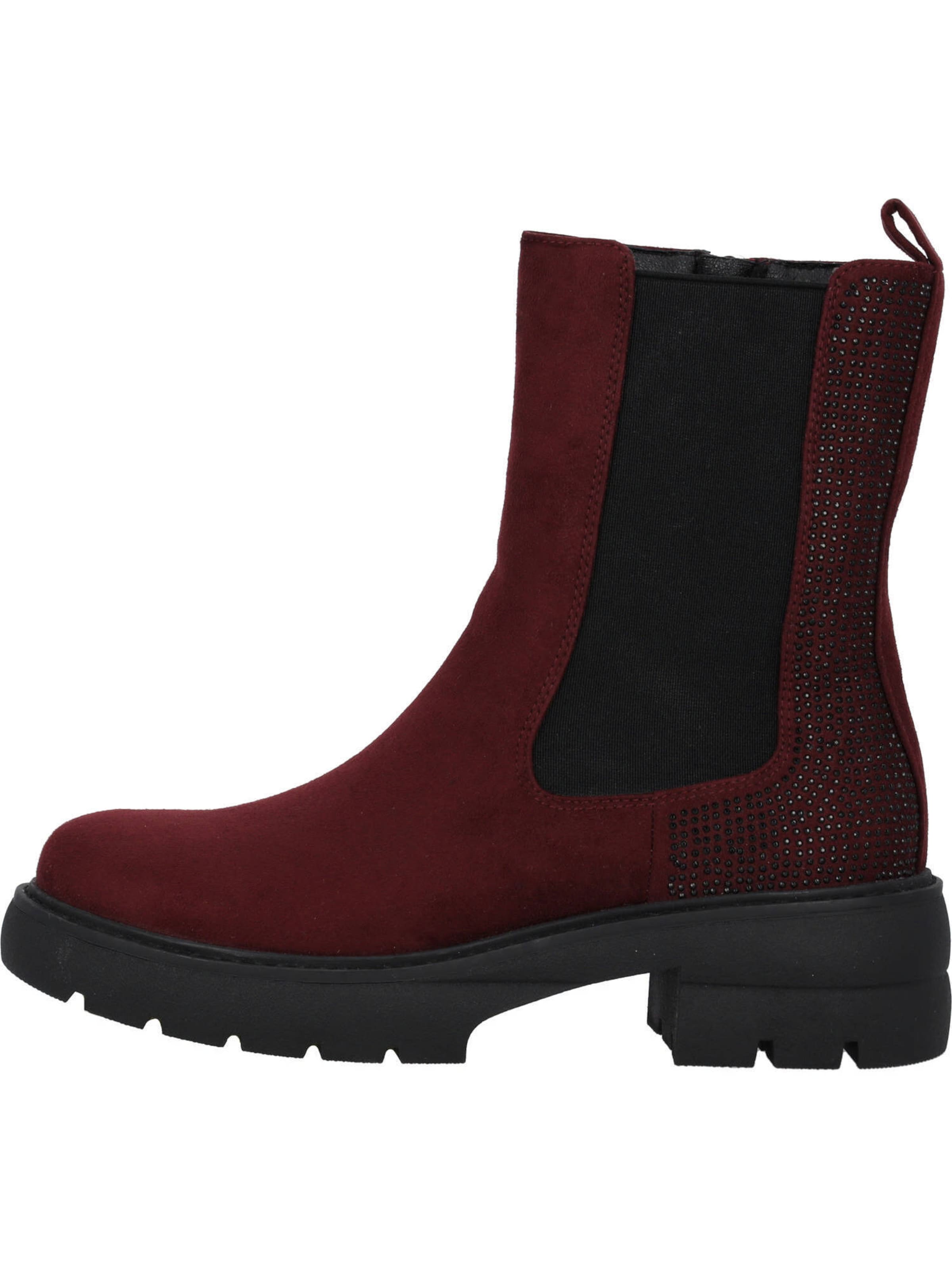 Chelsea Boots 'Jynna' Palado by Sila Sahin en rouge