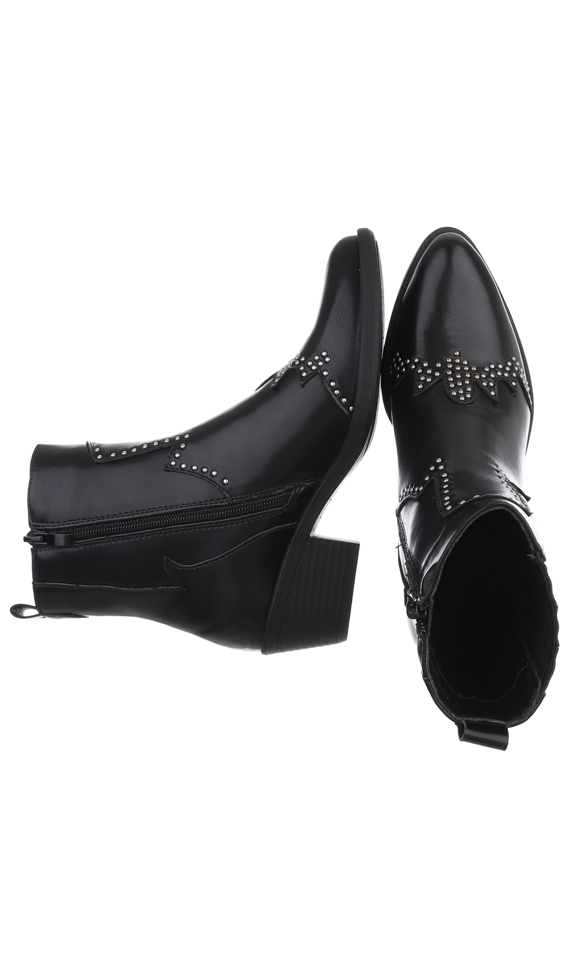 Ital-Design Boots in Schwarz