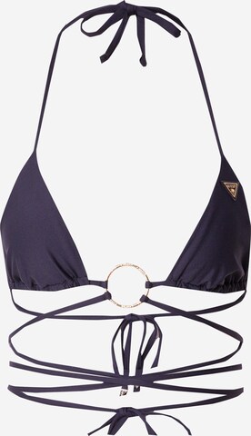 GUESS Triangel Bikinitop in Schwarz: predná strana