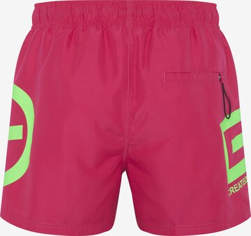 CHIEMSEE Athletic Swim Trunks in Pink