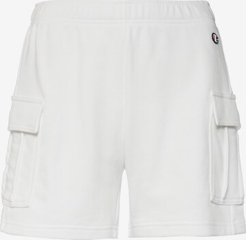 Champion Authentic Athletic Apparel Regular Cargo Pants 'Legacy' in White: front