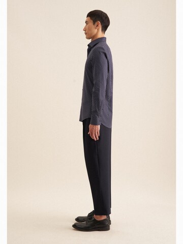 SEIDENSTICKER Slim Fit Hemd in Blau