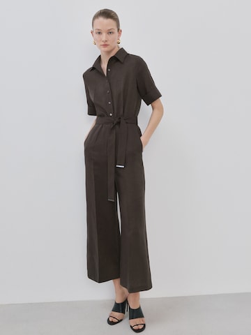 MANGO Jumpsuit 'Tomy2' i brun: forside