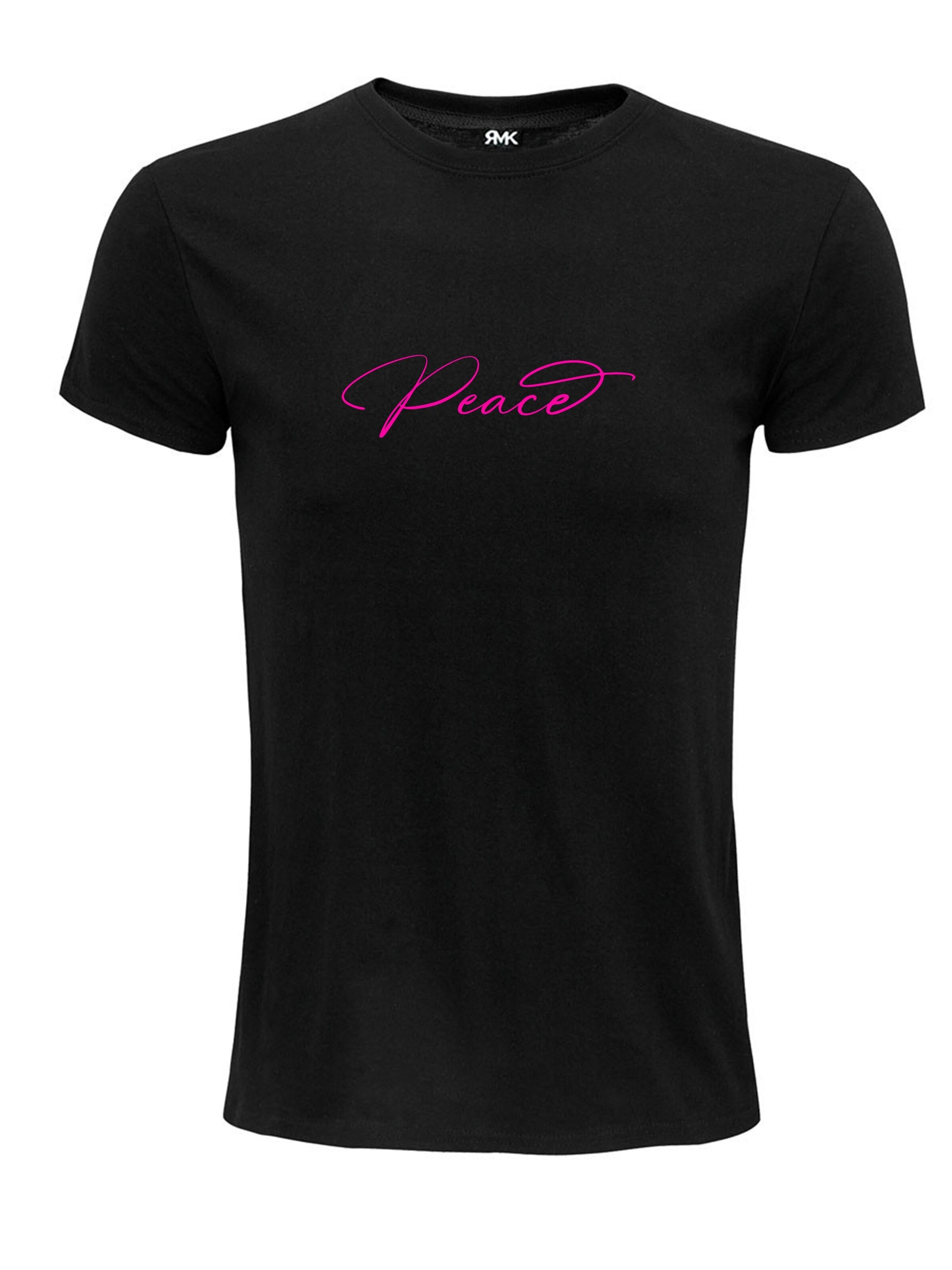 RMK Shirt 'Peace' in Black: front