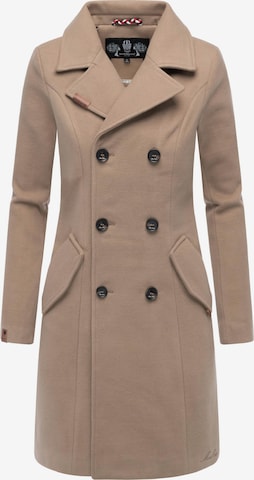 MARIKOO Mantel 'Nanakoo' in Beige: Vorderseite