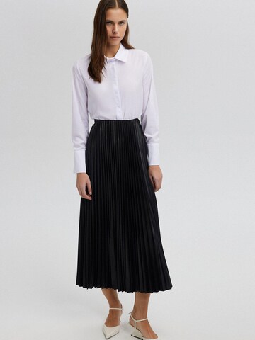 Touché Privé Nederdel 'Pleated Skirt' i sort