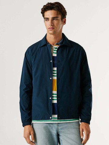 Pepe Jeans Between-Season Jacket 'Sherman' in Blue: front