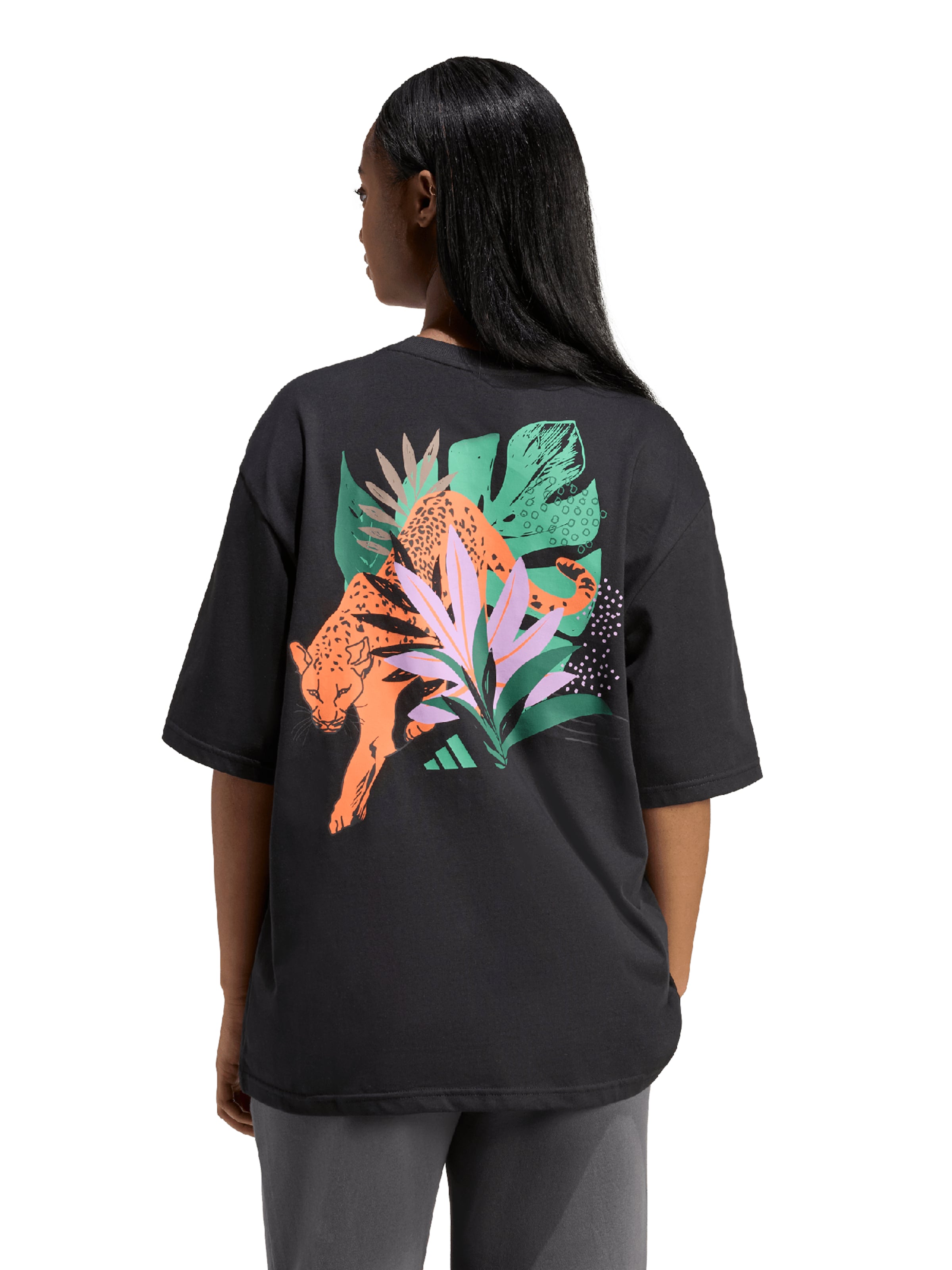 ADIDAS SPORTSWEAR - Camiseta funcional 'ANIMAL' en negro