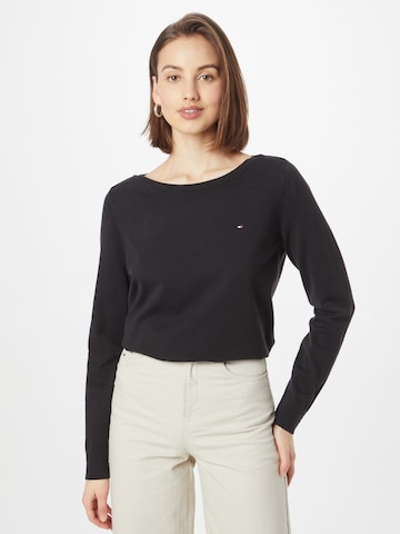 TOMMY HILFIGER Sweater in Black: front