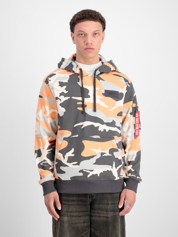 ALPHA INDUSTRIES Sweatshirt in Grau: Vorderseite