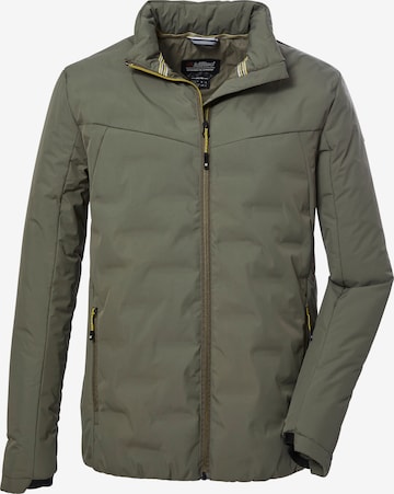 KILLTEC Outdoor jacket in Green: front