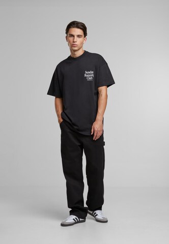 Tricou 'Sunday Running Club' de la Another Cotton Lab pe negru