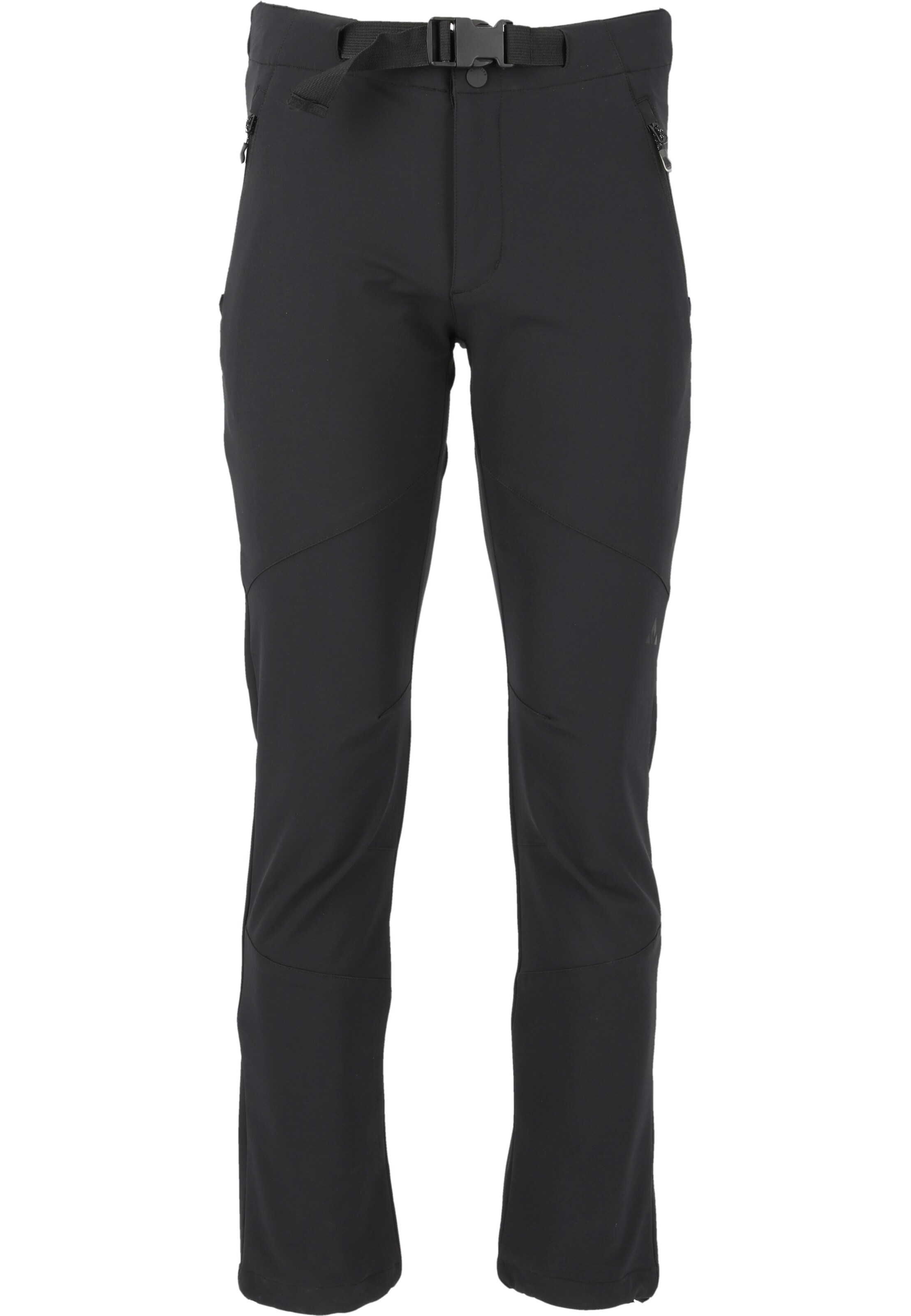 Whistler Regular Outdoorhose 'Brooks' in Schwarz: Vorderseite