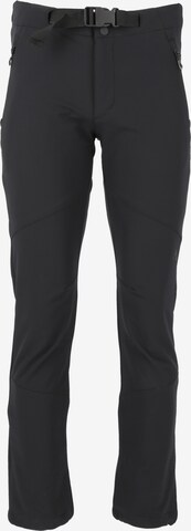 Whistler Regular Outdoor Pants 'Brooks' in Black: front