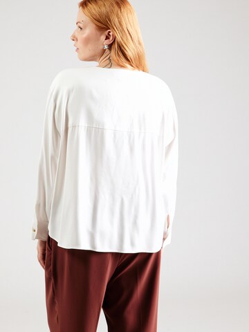 Tommy Hilfiger Big & Tall Blouse 'FLUID' in Wit