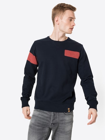 Fli Papigu Sweatshirt 'Stara Schkola' in Blauw: voorkant