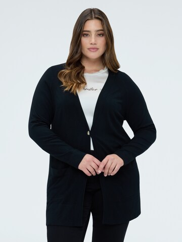 Fiorella Rubino Knit cardigan in Black