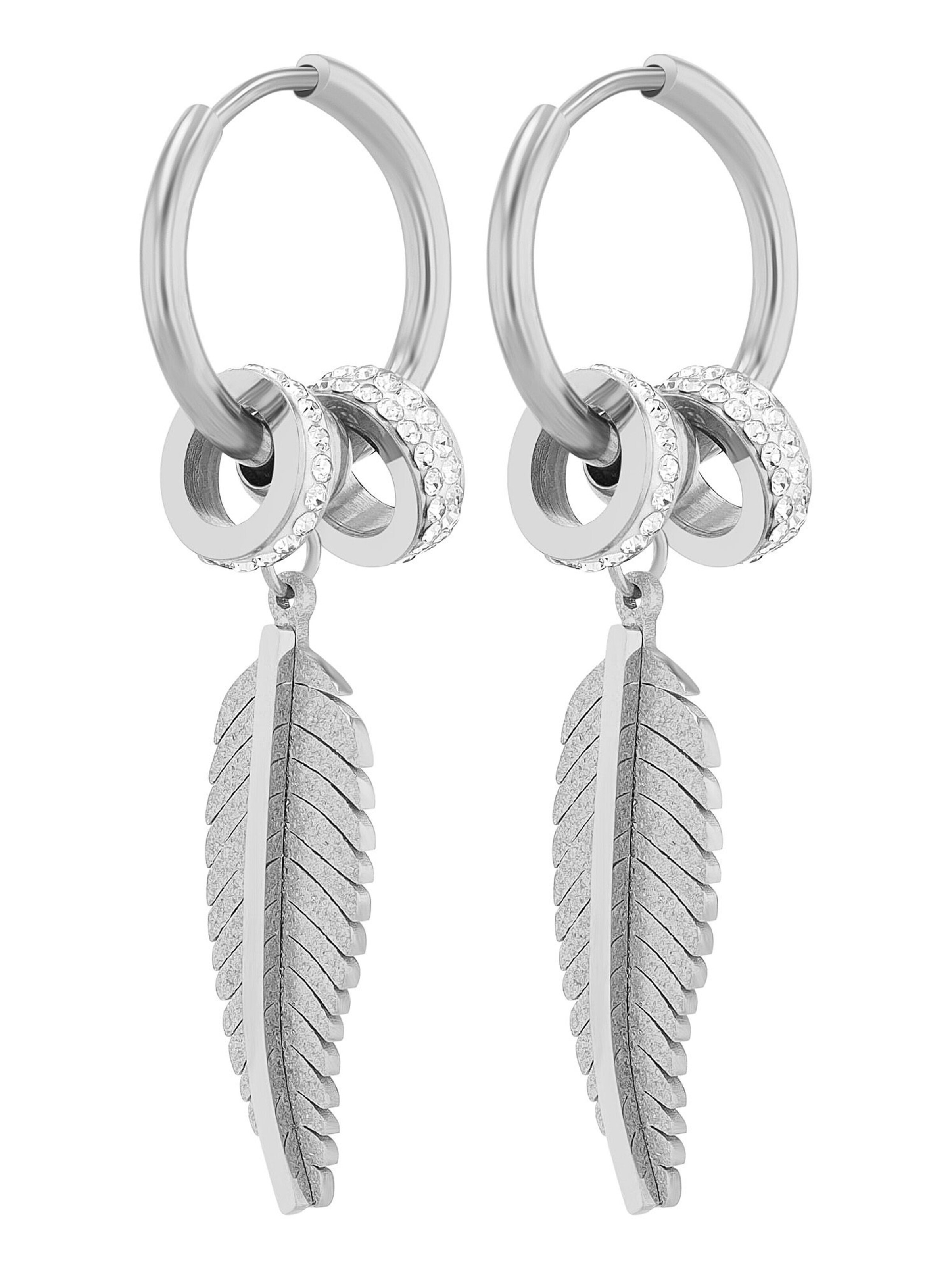 Akzent Earrings 'Jazz, hautverträglich' in Silver
