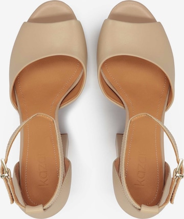 Kazar Sandals in Beige