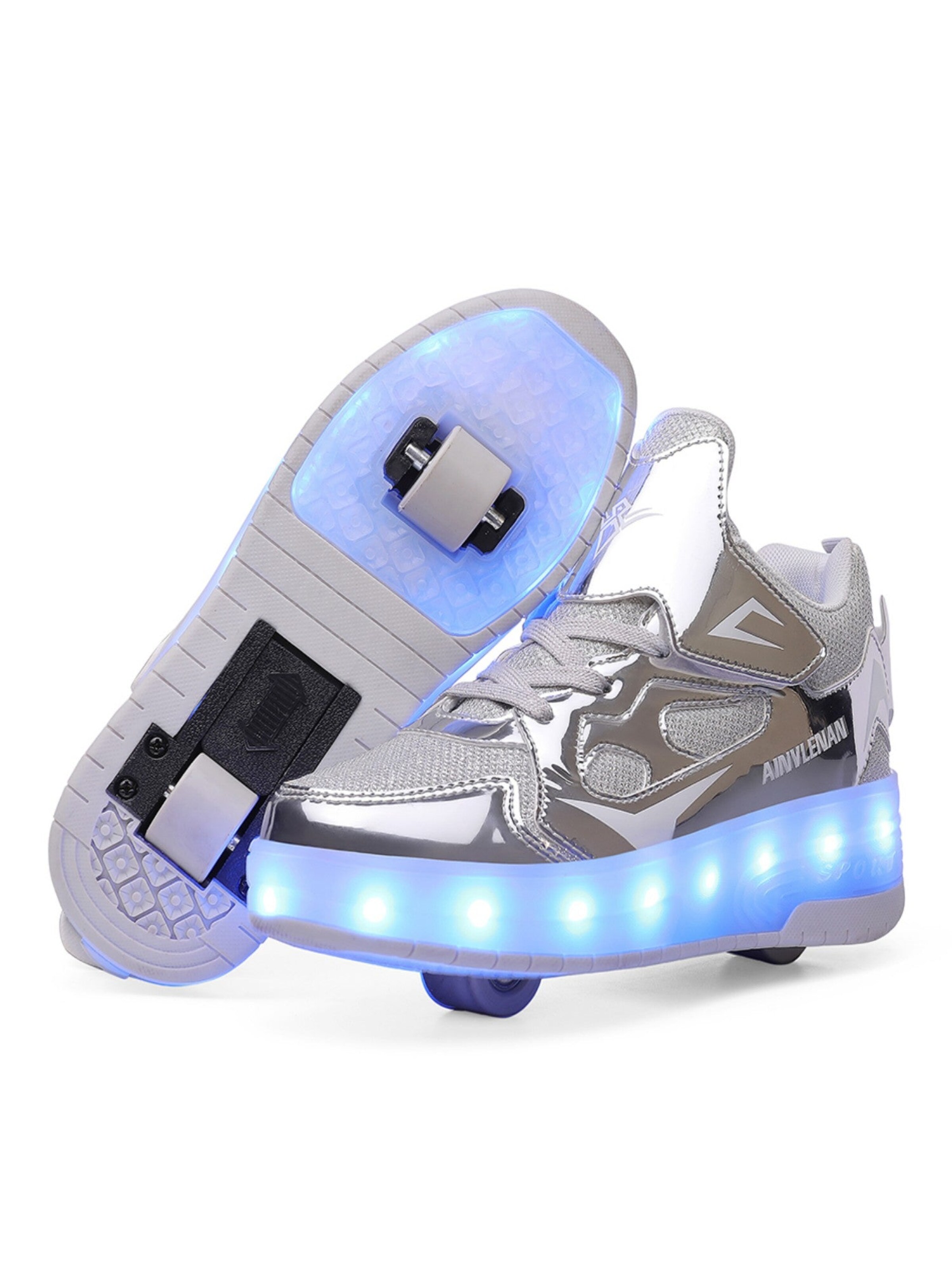 HUSKSWARE Inliner und Rollschuh 'Blitz'‌‌‌‌‌‌ in Weiß: Vorderseite