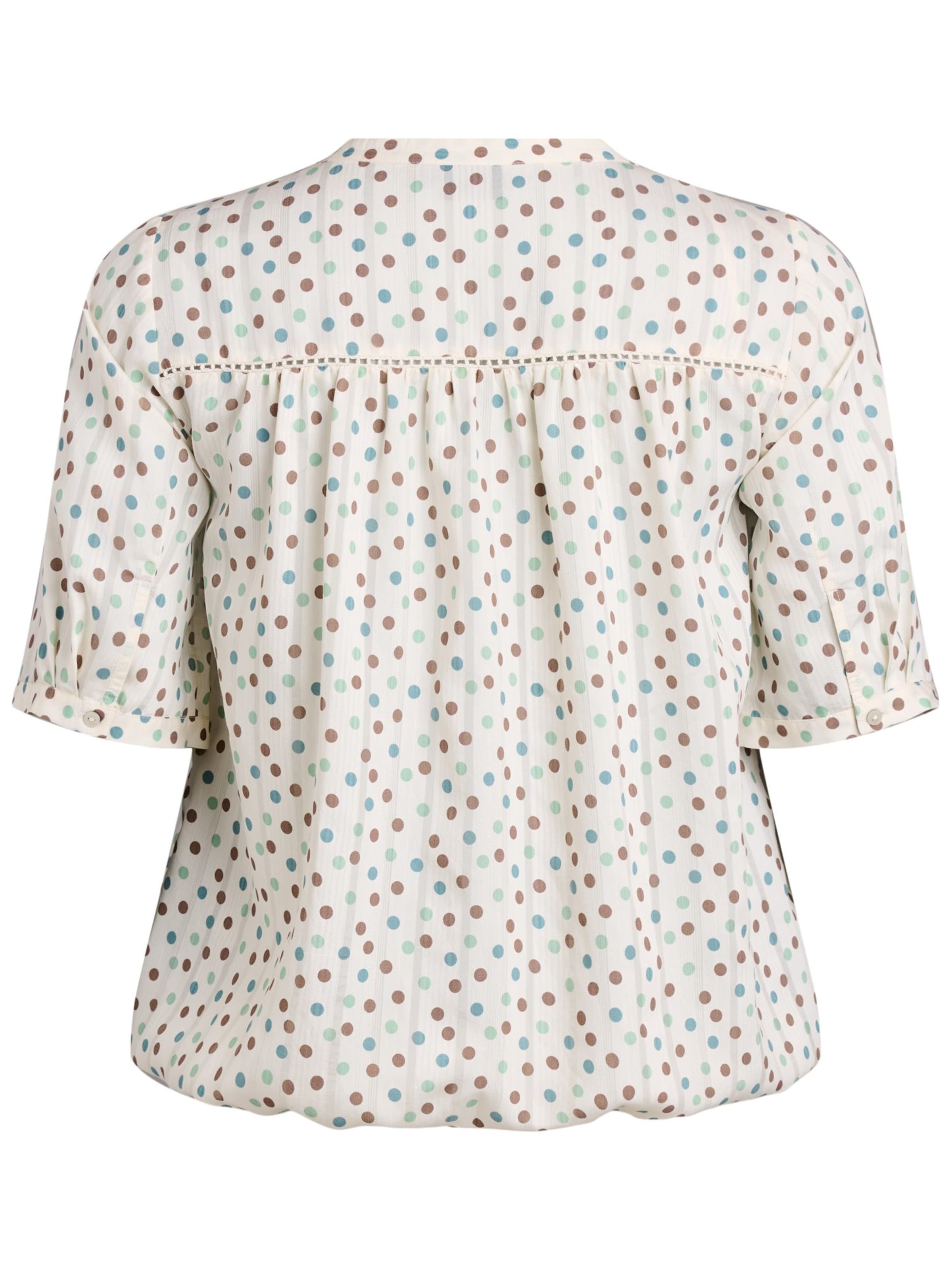 Zizzi Bluse 'Gitte' in Weiß
