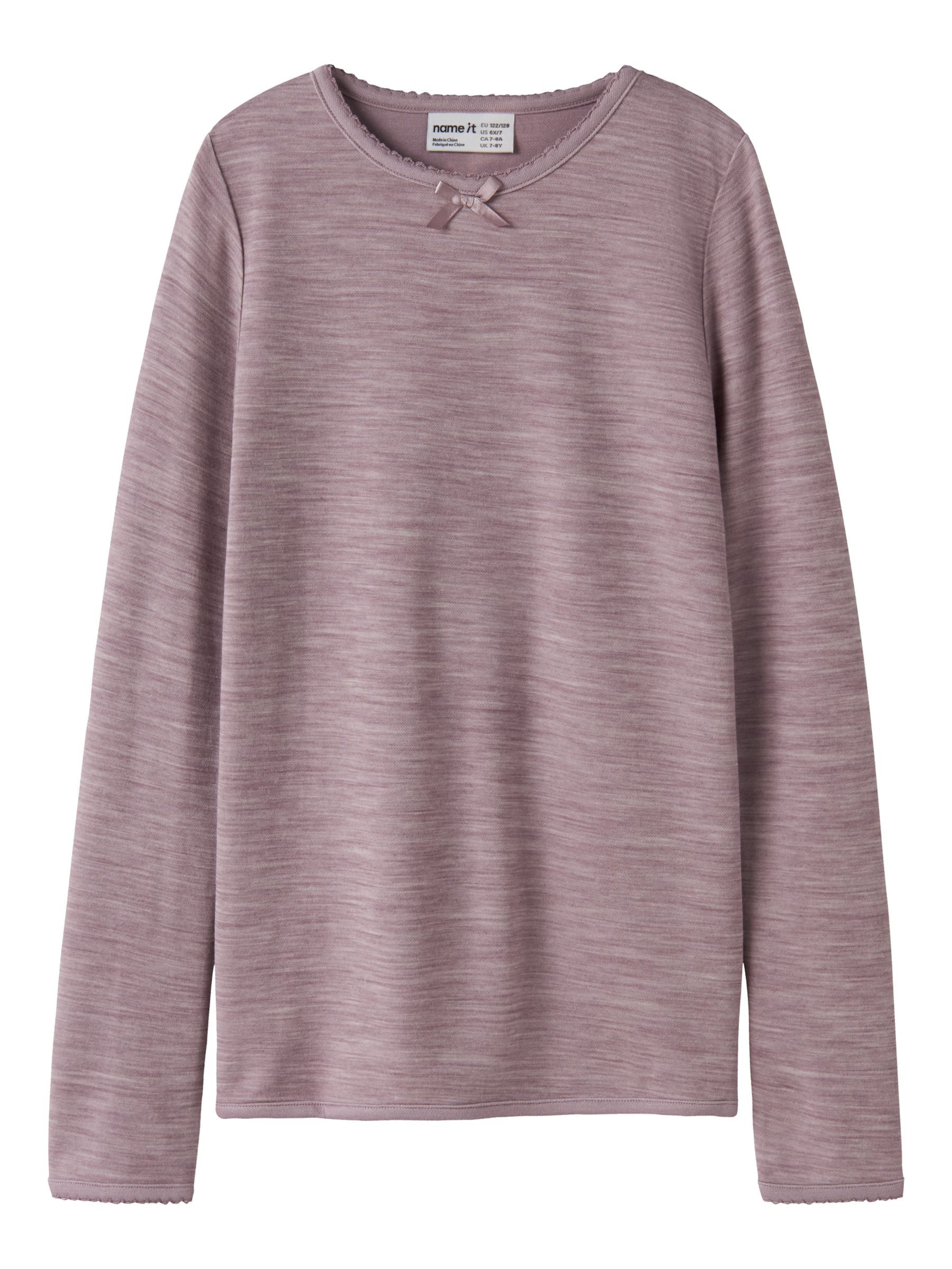 T-Shirt NAME IT en violet : devant