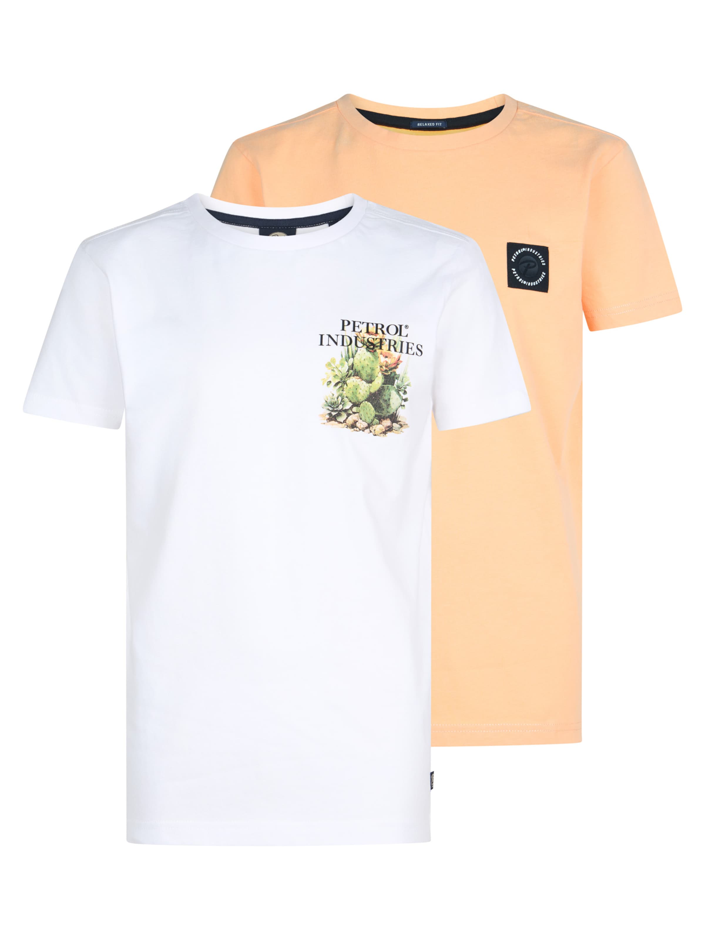 Petrol Industries Shirt in Orange: front