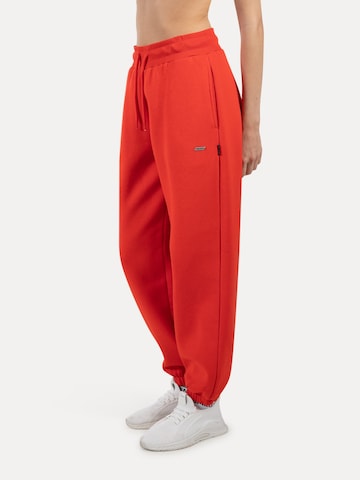 Effilé Pantalon Smilodox en rouge