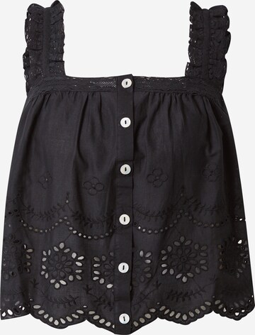 River Island Top in Black: front