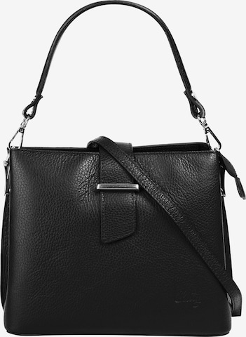Cluty Handtasche in Schwarz: Vorderseite
