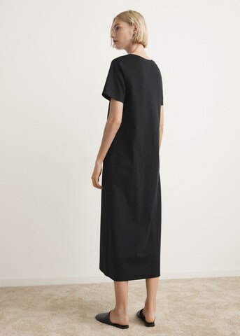 MANGO Nachthemd 'Mawi' in Schwarz