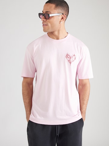 HOLLISTER Μπλουζάκι 'LOVE' σε ροζ