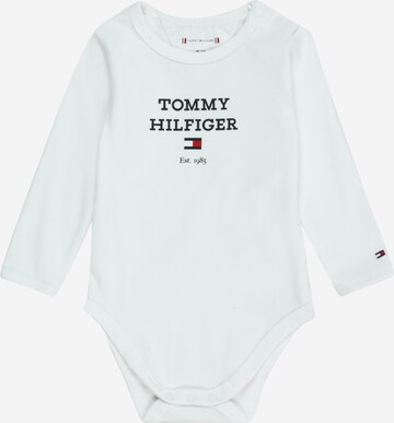 TOMMY HILFIGER Ползунки/боди в Белый: спереди