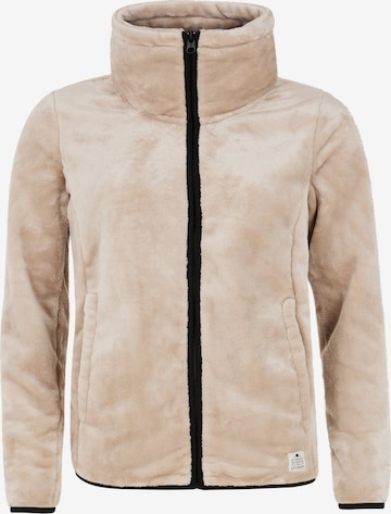 PROTEST Fleecejacke 'PRTVANCE' in Braun: Vorderseite