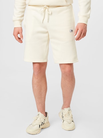 Starter Black Label Regular Shorts 'Essential' in Weiß: predná strana