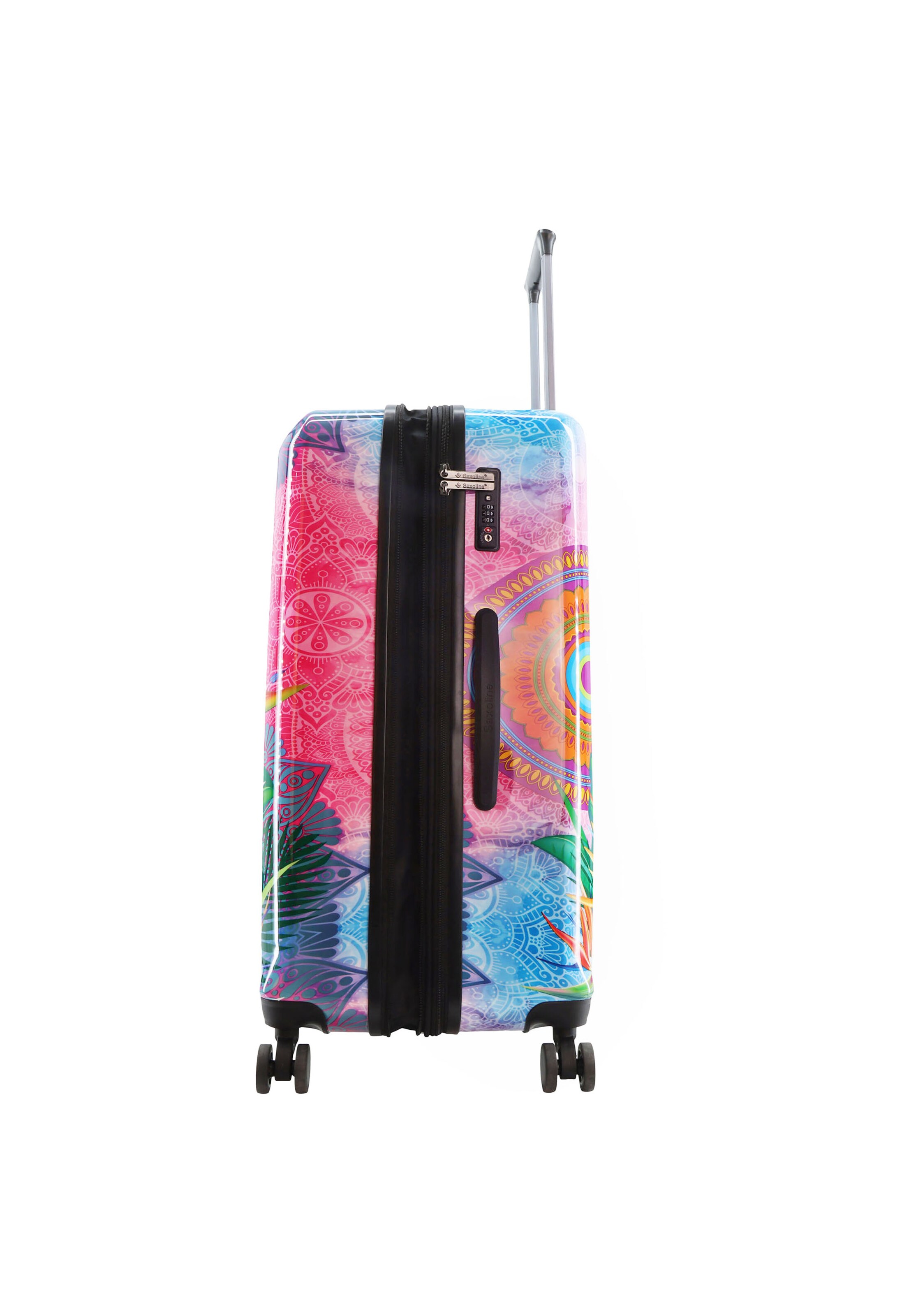 Saxoline Blue Suitcase in Mixed colors
