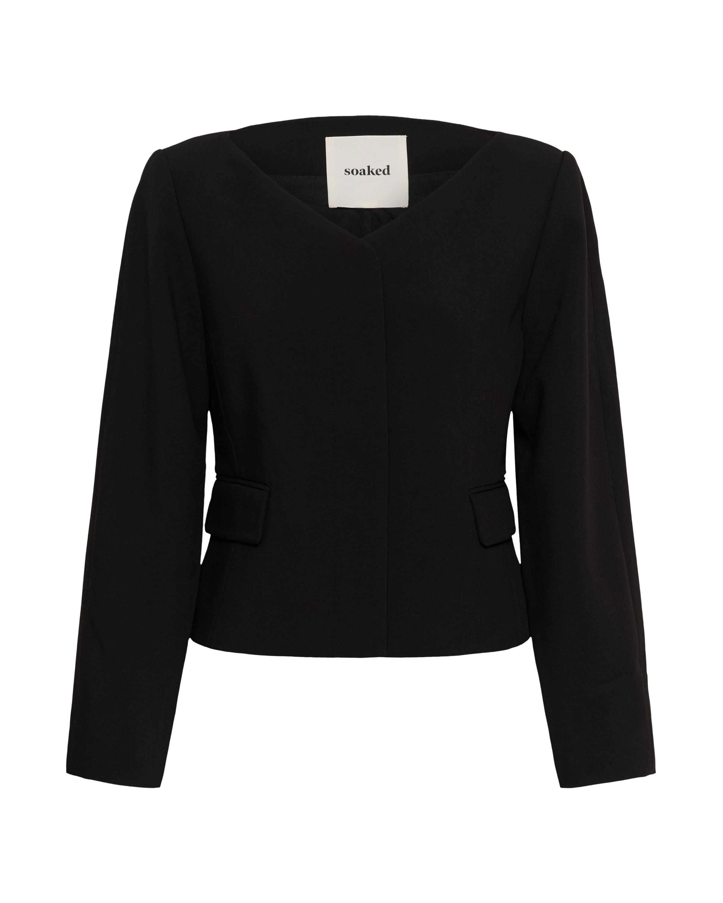 SOAKED IN LUXURY - Blazer en negro: frente