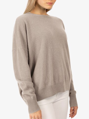 Rainbow Cashmere Pullover Schurwolle-Kaschmir-Mix in Grau: predná strana